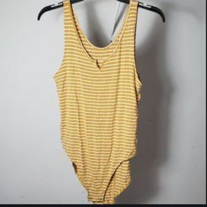 striped body suit